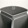 Balde Reciclage Negro con 3 Separadores Negros